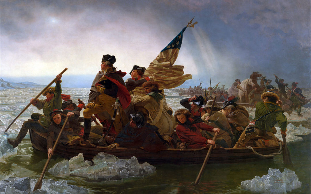 George Washington Crossing the Olim Hill